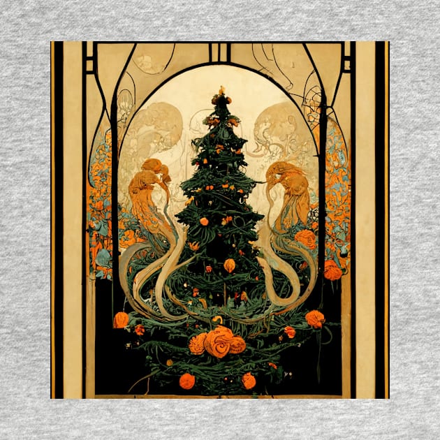 Festive Aesthetic - Art Nouveau Christmas by RoseAesthetic